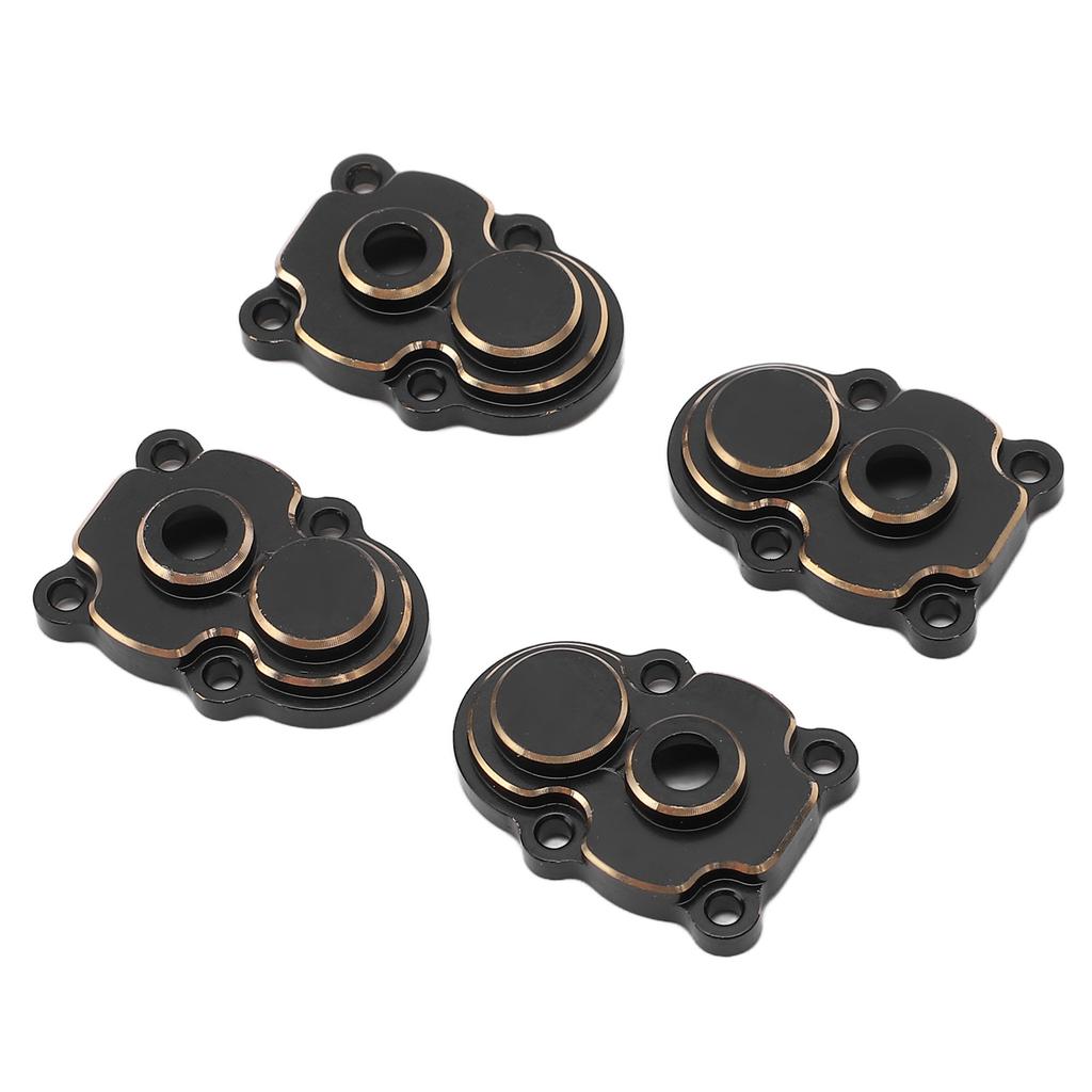 4Pcs RC Knuckle Cover Brass High Strength Rust Resistant RC Axle Gear Cover for FMS 1Celsius24 FCX24 RC Crawler