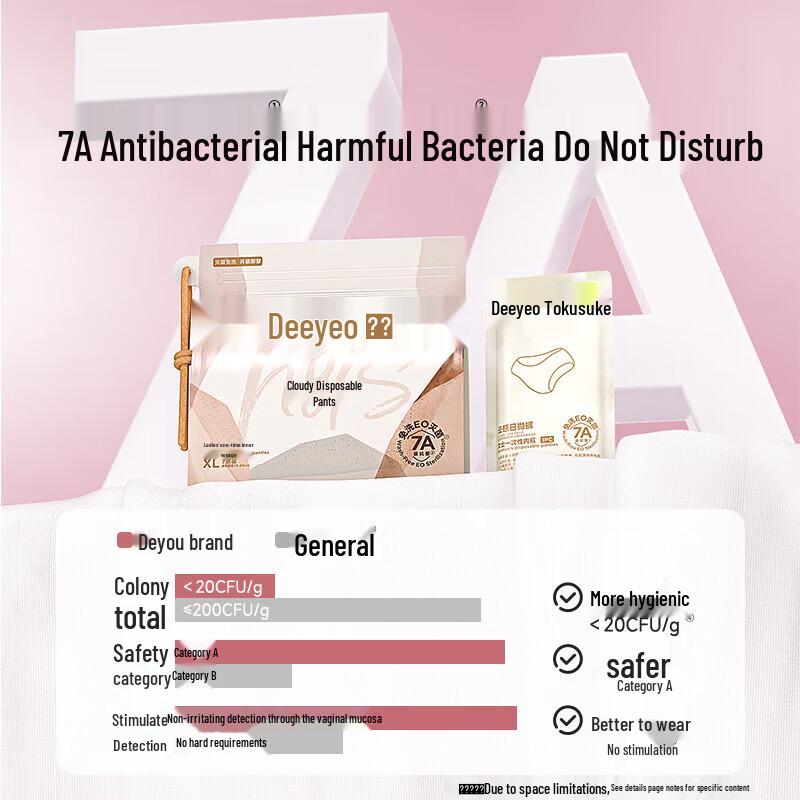 DeYou 7A Цветное одноразовое менструальное белье для мужчин