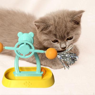 Интерактивная игрушка-ветряная мельница для домашних кошек, для игры дома, товары для питомцев, легко чистить, для котят