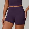 Summer Tight Yoga Shorts for Women High Waisted Belly Controlling Fitness Pants Butt Lifting Running Sports Shorts Female