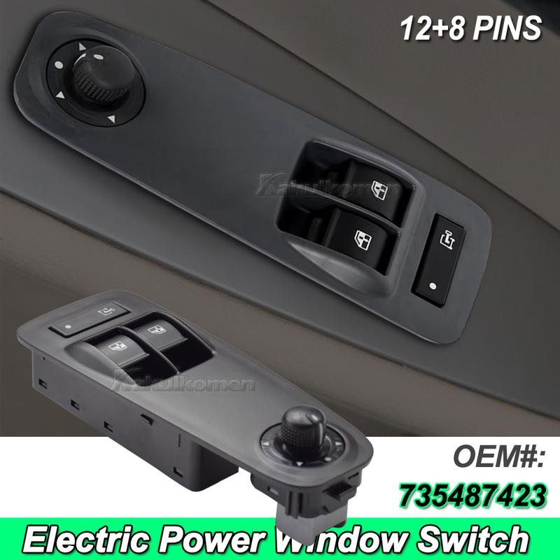 Новый переключатель стеклоподъемника 735487423 для Citroen Relay Jumper Peugeot Boxer Fiat Ducato Doblo Vauxhall Combo 01354217180 6554XN