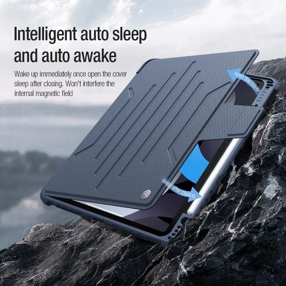 For iPad Pro 12 9 Case 2022/2021 Magnetic Case For iPad Pro 11 for iPad 10th Generation Multifunctional Leather Case