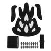 Replacement Sealed Helmet Inner Padding Kit with Insect Net Protection Sponge Pad Foam Pads Set