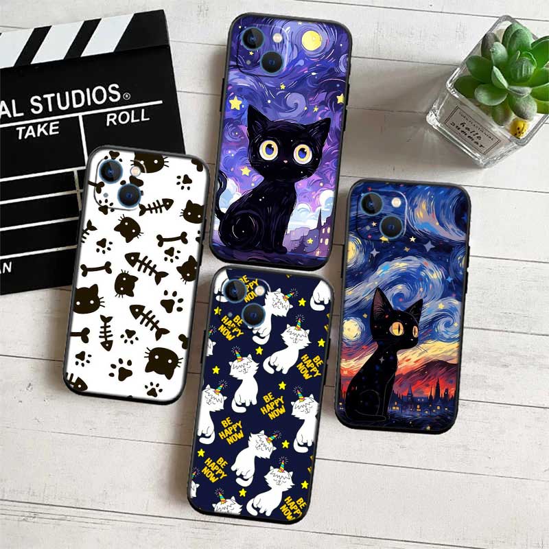 UP20 Cat Kitten Meow Shell Phone Case for Samsung Galaxy Note 10 20 S23 S24 S25 Ultra FE Plus Edge Lite A02S A35 A07 A17