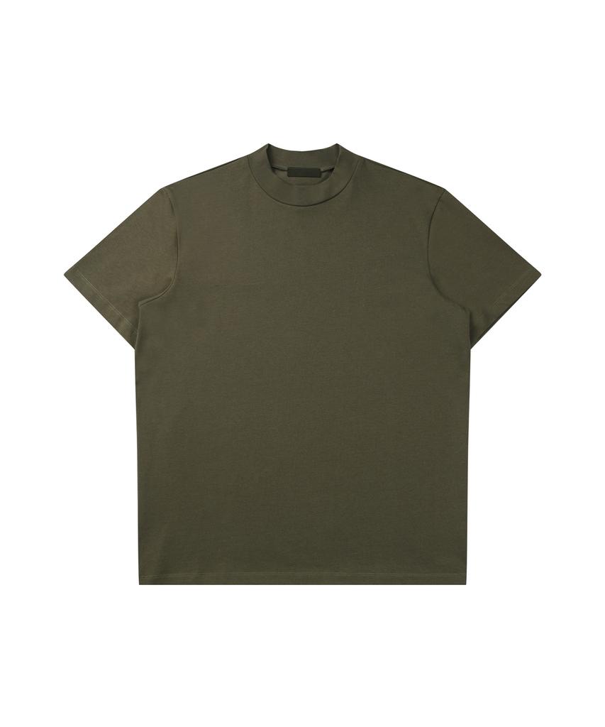 SOLEW Alt Crew Neck Short Sleeve T-Shirt_Khaki