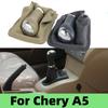 Серый/Бежевый Для Chery A5 Ручка Рычага Переключения Передач Рычаг Переключения Передач Чехол-гармошка Воротник Аксессуары для Стайлинга Автомобиля