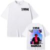 Rapper 1994 Hamza Album Tour 2025 Men's Graphic T-Shirt Oversized Gothic T-Shirt Crew Neck Vintage Unisex Casual Cotton T-Shirt.