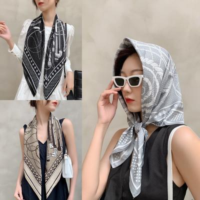 90 * 90 см Four Seasons Доступно Новое Большое Квадратное Полотенце Повязка На Голову Дышащая Пот Впитывающая Солнцезащитный Крем Простая Шаль Профессиональный Шарф