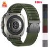ГОРЯЧИЙ! Спортивный нейлоновый ремешок для Samsung Galaxy Watch Ultra 47 мм Петля Регулируемый браслет Браслет на запястье для Galaxy Watch 7 Ultra Ремешок