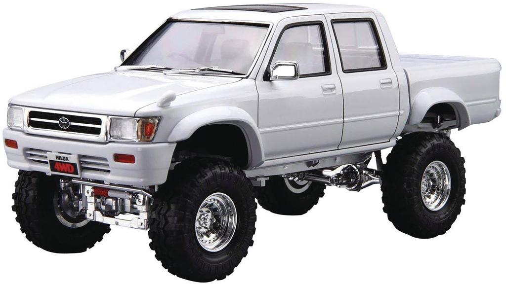 Aoshima Bunka Kyozai The Tuned Car Series Toyota LN107 Hilux Pickup Double Cab Lift Up 1994 Plastic Model (AOSHIMA) 1/24 No.5