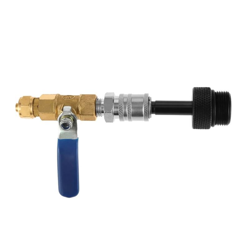 XXR-Auto Transmission Fluid Oil Filling Filler Adapter For Most Car Shut Off Valve Conta 5 Connectors