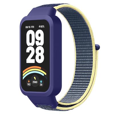 Для Xiaomi Smart Band 9 Active/Redmi Band 3 Нейлоновый ремешок с дизайном на липучке для часов
