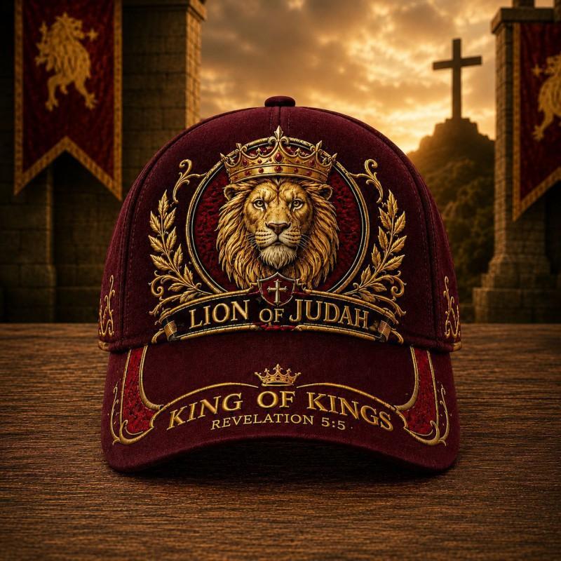 Unisex Digital Print Baseball Cap With Lion Motif All-Over Sun Hat Outdoor Travel Beach Cycling
