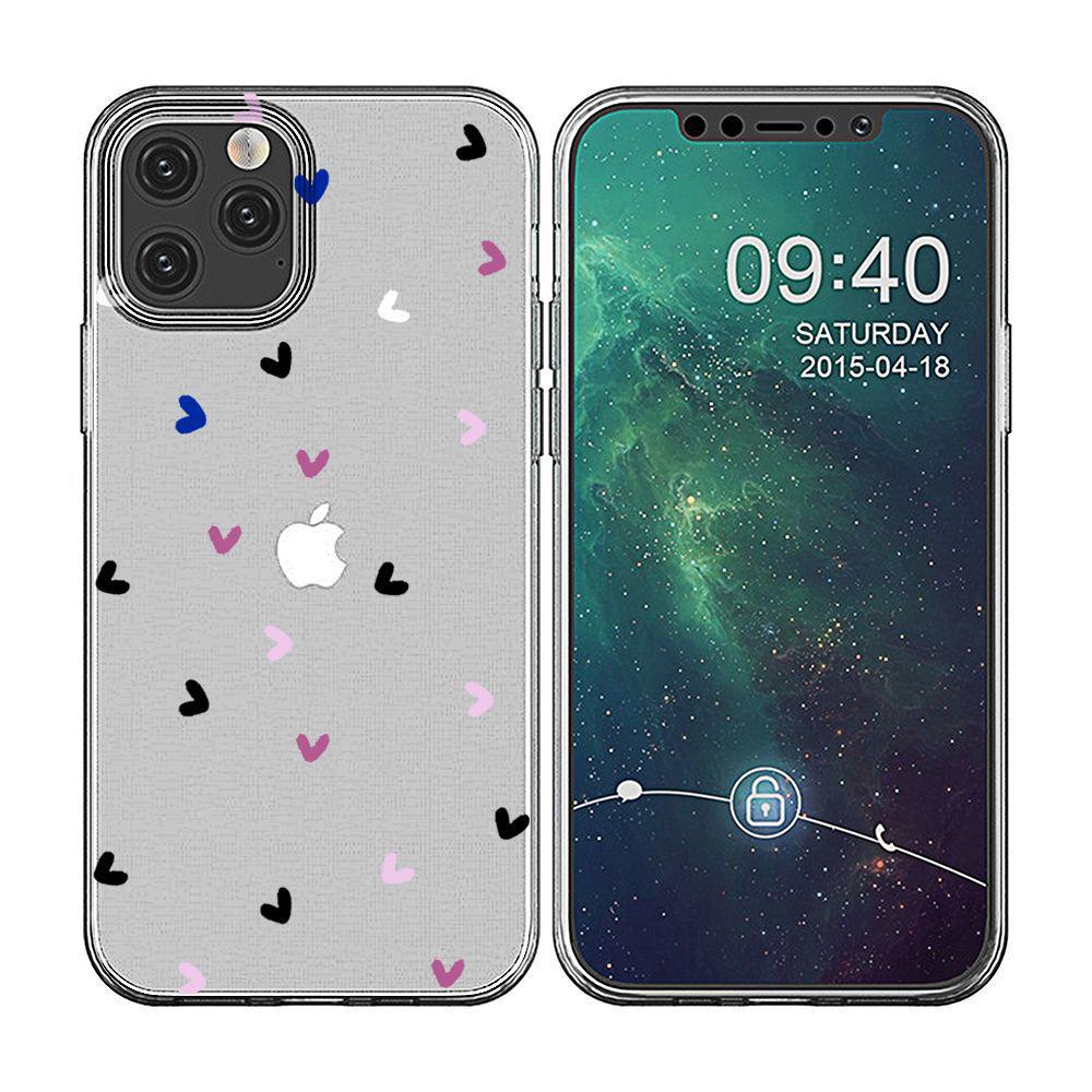 Чехол для мобильного телефона Apple 15 из прозрачного ТПУ 14PRO MAX с кружевным тиснением Soft Shell