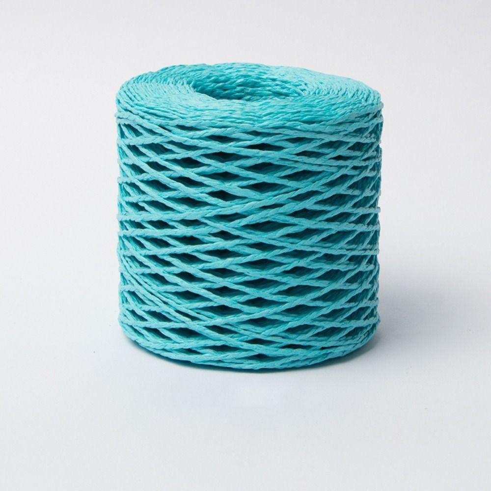 Ribbon Yarn Rafia Straw Paper Yarn 150m Raffia Ribbon New Natural Raffia Straw Yarn Beach Bag