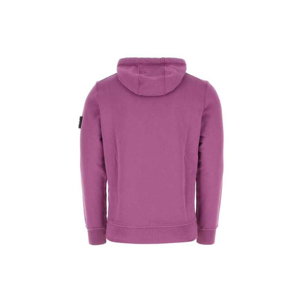 STONE ISLAND Худи с логотипом фиолетовое мужское уличная одежда 101564151-V0045