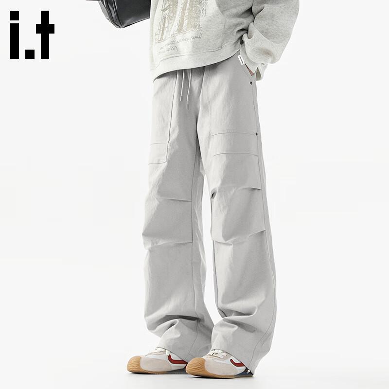 Fingercroxx Men's 2025 Autumn Parachute Straight-Leg Casual Pants