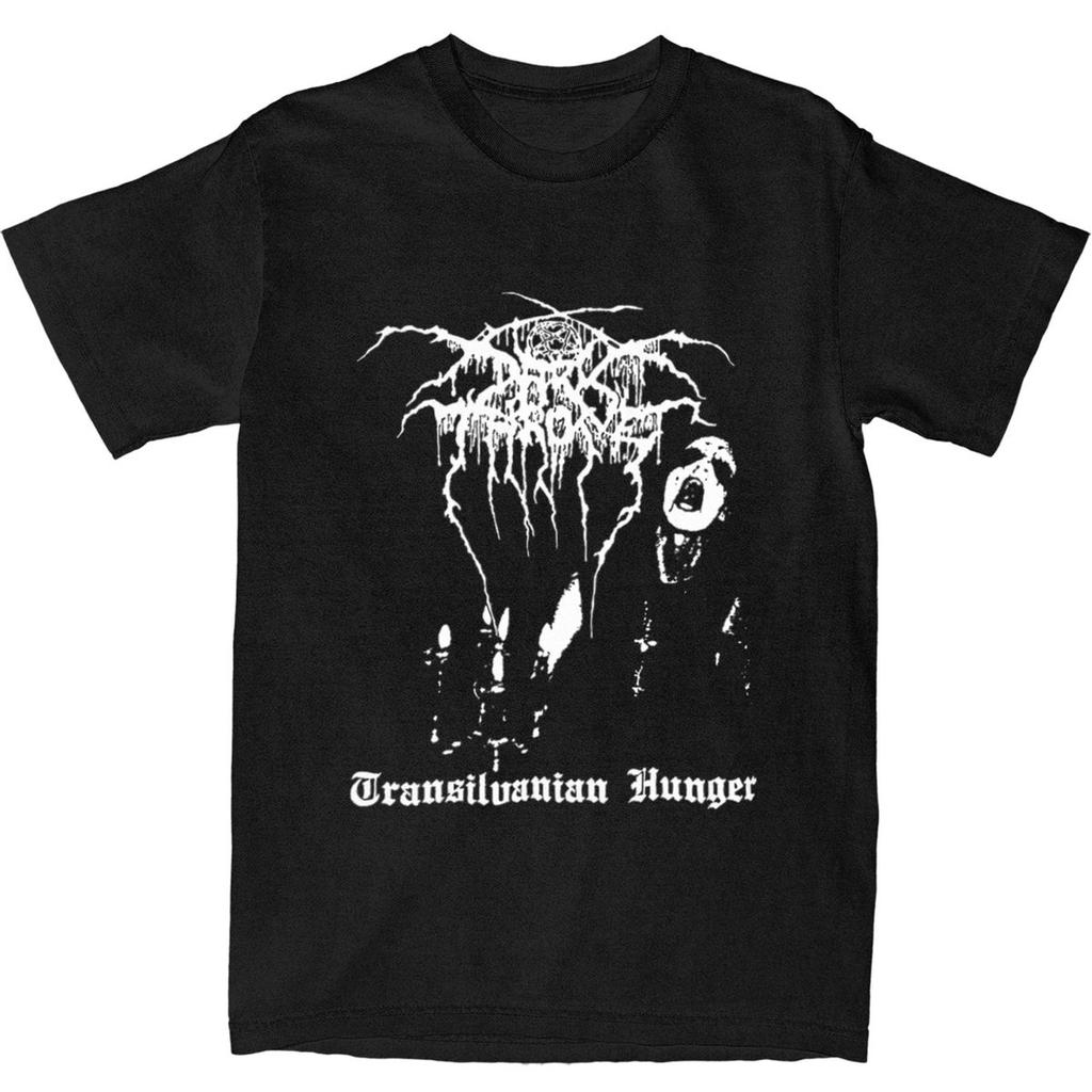 Мужчины Женщины Black Metal Band Darkthrone рубашки Одежда Смешные Хлопок Transilvanian Hunger Футболки Топ Футболка Одежда Для Взрослых