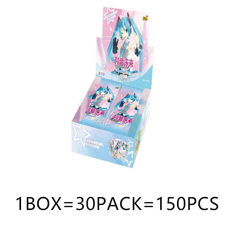 Hatsune Miku Card Character Card Anime Peripheral Whole Box Collection Card Exquisite Children's Gifts Toys Bookmark Postcard