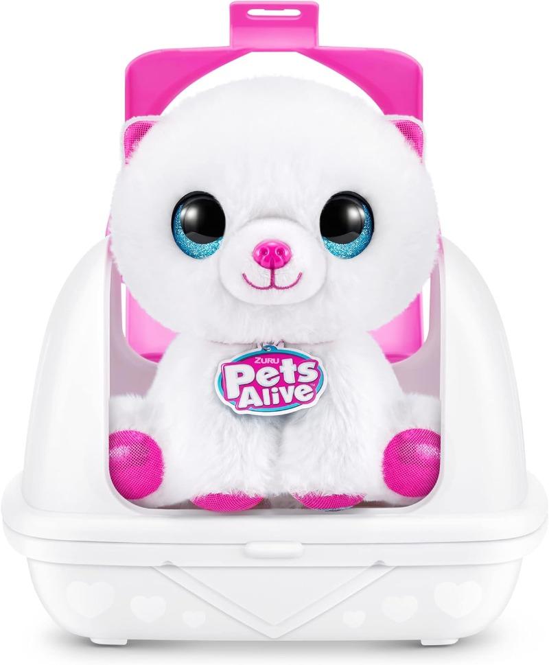 New Surprise Doll Pets Alive Pet Shop Surprise S3 Puppy Rescue Pomeranian  ZURU Puppy Plush Electronic Speak and Repeat