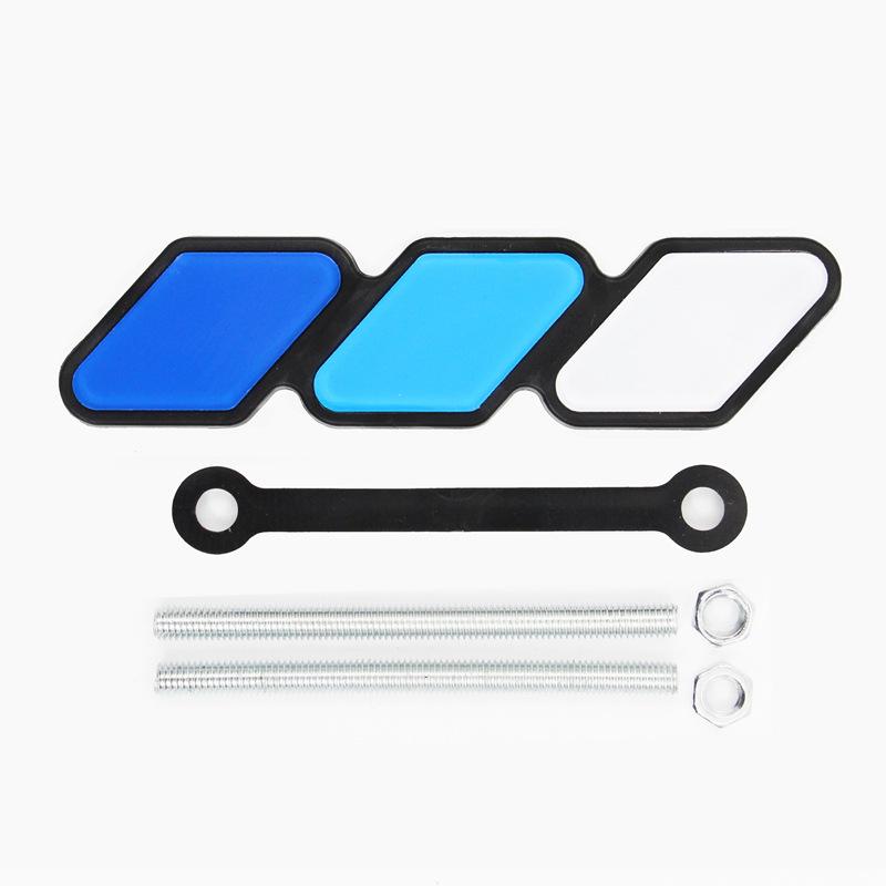 Tricolor Mesh Grille Emblem Sticker for Toyota 4Runner, Tacoma, Tundra