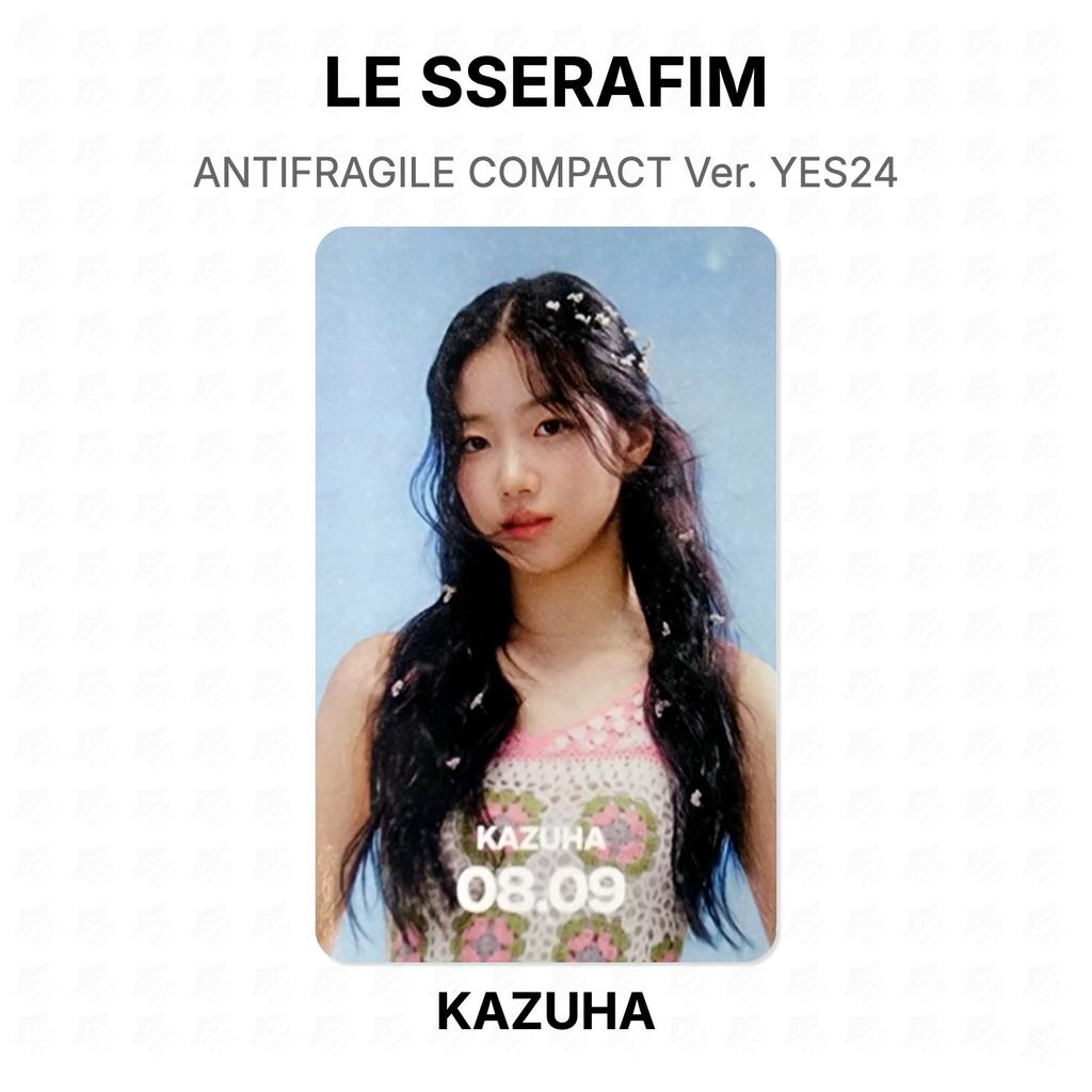 LE SSERAFIM АНТИХРУПКИЙ КОМПАКТНЫЙ Вер. Официальная фотокарточка YES24