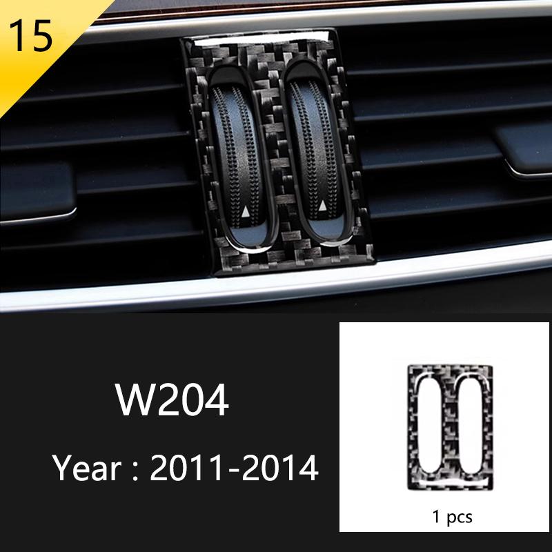 Для Mercedes Benz C Class W204 C180 C200 C260 автомобильная панель окна двери из углеродного волокна полоса защитная отделка наклейка аксессуары