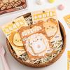 1 Piece Kawaii Natural Plant Leaf Sticky Note Memo Pad Office Gourmet Planner Bread Sticker Stationery School Supplies Decoration Adhesive