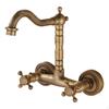 Mounted Kitchen Faucet And Cold Water, Flexible Mixer Tap with Double Handle for Restaurant, RV,