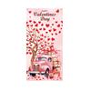 Large Valentines Door Banners Hearts Hanging Background Polyester Texture Suitable for Valentines' Day Party Decors
