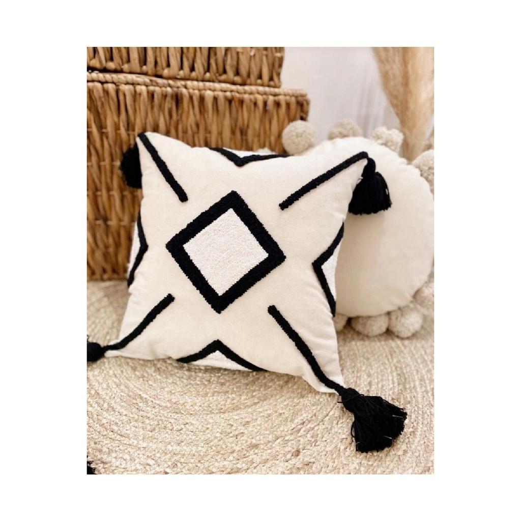 Декоративная подушка с вышитым узором, подарочное украшение ручной работы, декоративная наволочка ручной работы