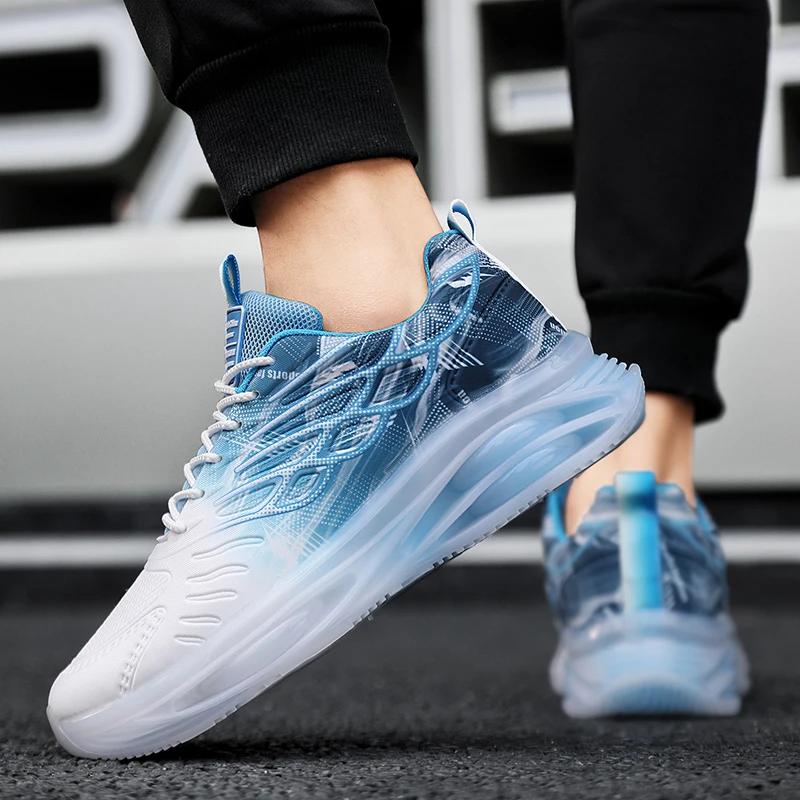 Мужские кроссовки для отдыха и спорта, модные, дышащие, для ходьбы, фитнеса, мужские кроссовки большого размера, весна и осень, новые