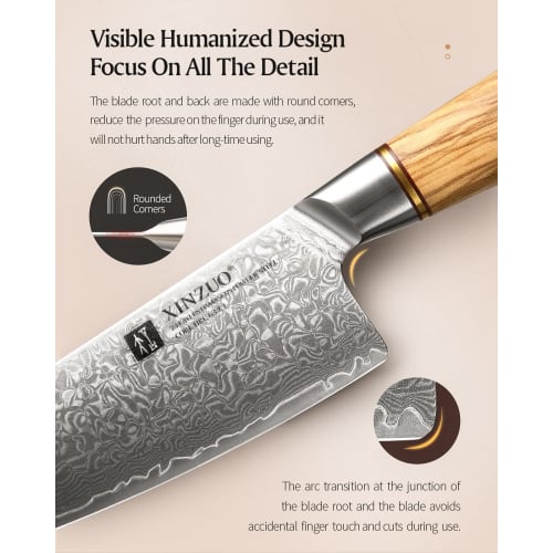 Набор шеф-ножей XINZUO из 73-слойной дамасской стали, 5 предметов, кованый вручную, острый кухонный набор ножей с сердцевиной из порошковой стали, шеф-повар, сантоку, хлебный, универсальный, для чистки овощей