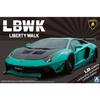 AOSHIMA 1/24 Серия Liberty Walk №. 21 фунт Работает Lamborghini Aventador Ограниченная серия Вер. 2 Пластиковый конструктор (Формованный цвет)