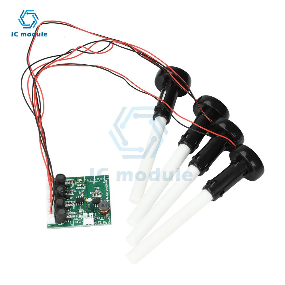 Mini Humidifier DIY Kits Mist Maker and Driver Circuit Board DC6-24V Four Spray Spray Humidifier Module Atomization Module