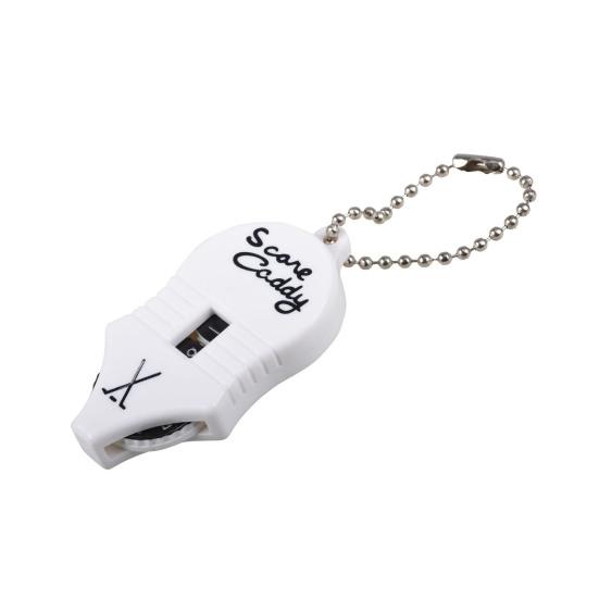 Счетчик очков в гольфе Мини-трекер очков Портативный 2-значный инструмент для подсчета ударов Кликер-брелок Табло для спортивных состязаний по гольфу на открытом воздухе