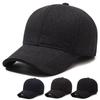 Hat Men'S Autumn Winter Woolen Hat Versatile Cap In The Elderly Thickened Warm Ear Protector Old Man Baseball Cap