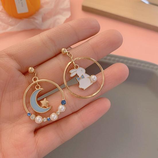 Стильные серьги-капли полые износостойкие декоративные