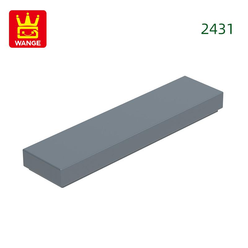 Нетоксичный 185 шт. 2431 1x4 Строительный блок Moc Крупные детали Совместимый с Кирпичиками Подходит для DIY Детские подарки Образовательные игрушки Коробка