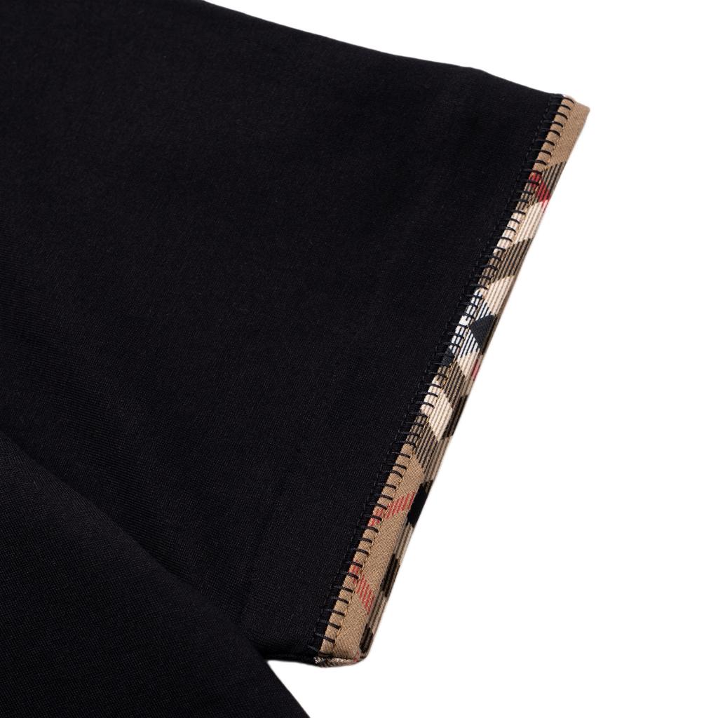 Burberry T Shirts Men's Black Crew Neck Moderate Straight Fit 81042791