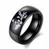 Fashionable Men's and Women's Hand Accessories Panda Bamboo Cute Bear Couple Rings
