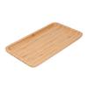 Bathroom Vanity Tray Cosmetics Storage Makeup Organizer Rectangular Bamboo Wood Modern Home Decor Bathroom Countertop Tray