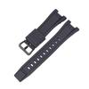 Replacement Silicone Band for Casio Easy To 17 Color Black [Faygtni] GST-S110 / GST-S100G / GST-W110 / GST-W100G / GST-S210B, Soft, Lightweight,