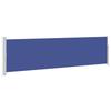 Retractable Side Awning 140*500 cm Blue