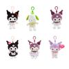 Вещи Hello Kitty Kuromi Плюшевый Брелок Подвеска на Сумку Плюшевые Игрушки Мягкая Кукла Модель Девочки Подарок на День Рождения Детские Игрушки