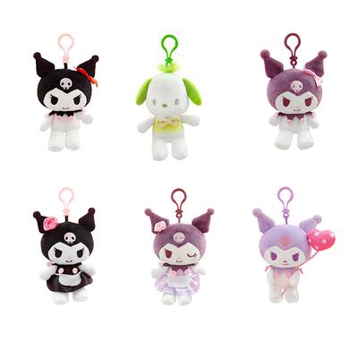 Вещи Hello Kitty Kuromi Плюшевый Брелок Подвеска на Сумку Плюшевые Игрушки Мягкая Кукла Модель Девочки Подарок на День Рождения Детские Игрушки