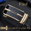 Emperor's Men's Belt Genuine Leather Business Automatic Buckle Belt Youth Light Fashion Cowhide Men's Belt