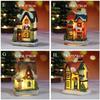 Christmas New Christmas Decorations Resin Small House Micro Landscape Resin House Small Ornaments Christmas Gifts