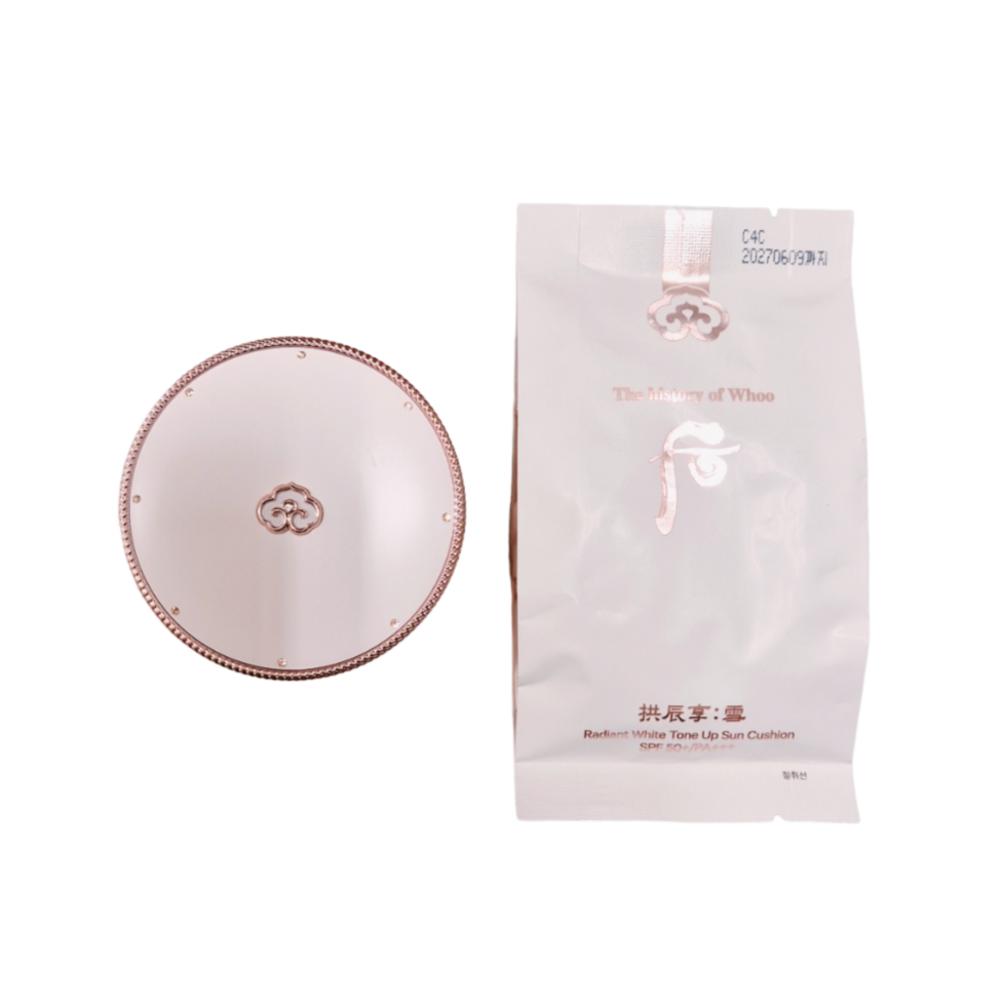 The history of whoo Gongjinhyang Seol Whitening Tone-up Sun Cushion Original 13g + Refill 13g / SPF50+ PA+++