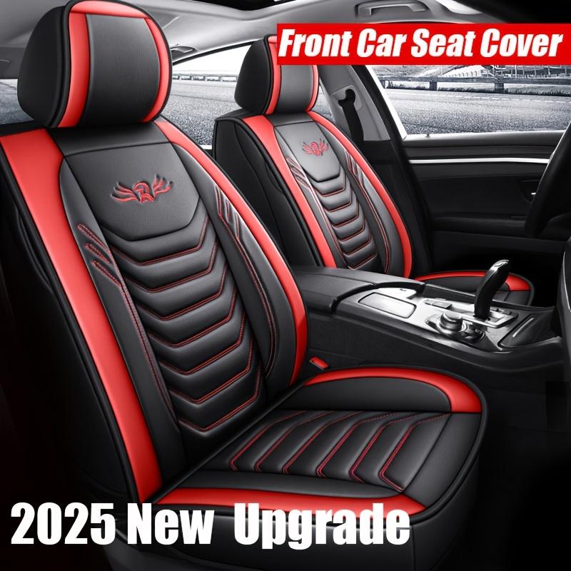 Новый Роскошный Универсальный Чехол на Переднее Сиденье из ПУ Кожи Прочный и Дышащий Коврик-Подушка Водонепроницаемый Защитный Чехол на Автосиденье 1 шт.